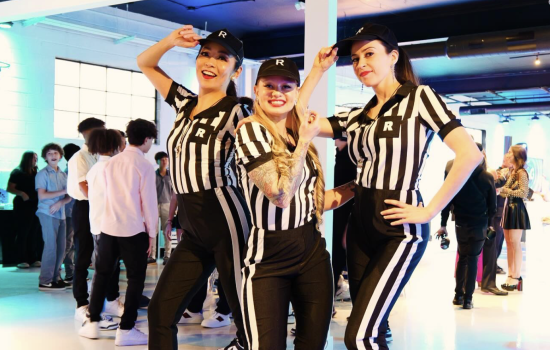 Hôtesses sur roller-patin