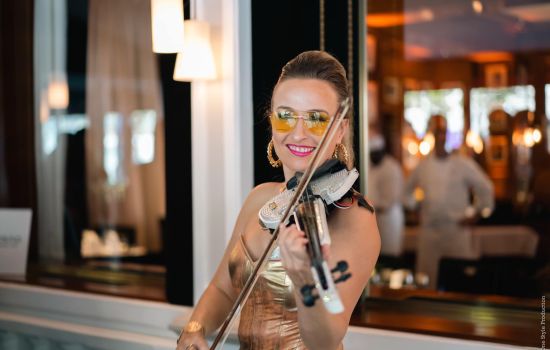 Violoniste LED electro