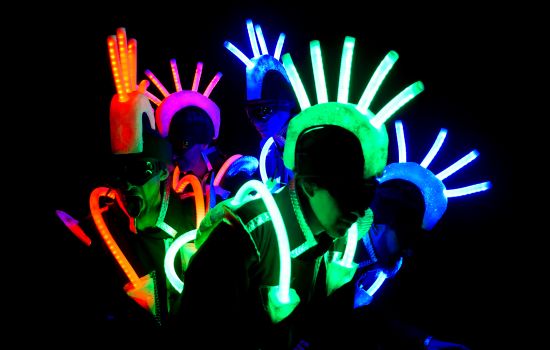 Percussionnistes lumineux