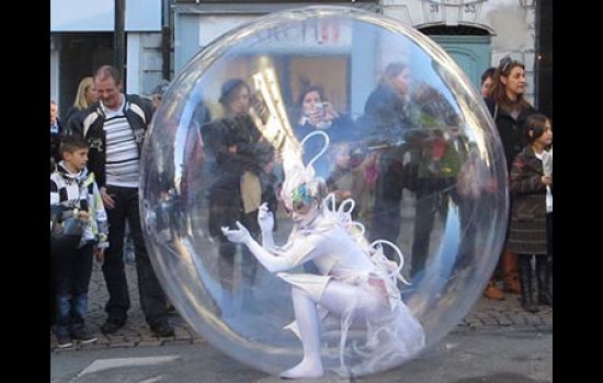 Danse en bulles immersive et visuelle pour événement